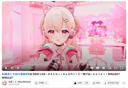 2024 Vtube map for Himesaki Yuzuru